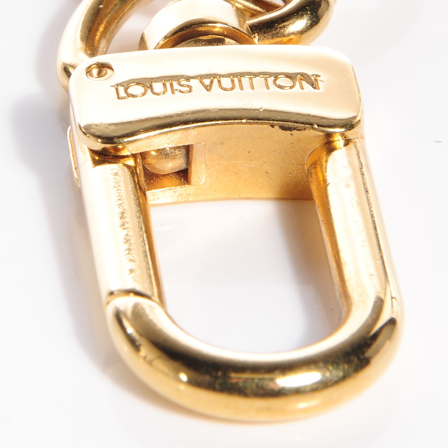 Louis Vuitton Pochette Extender Key Ring Gold 6 of 7