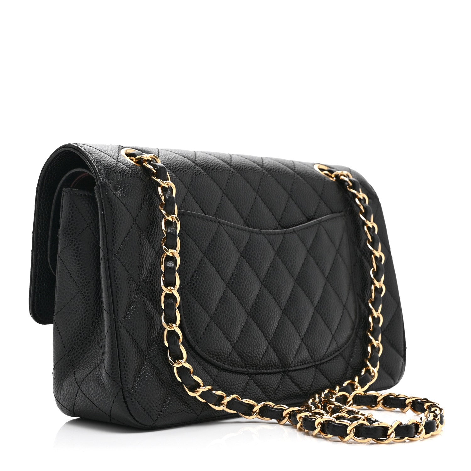Chanel Caviar Quilted Medium Double Flap Black 3 of 10