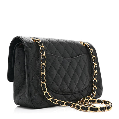 Chanel Caviar Quilted Medium Double Flap Black 3 of 10