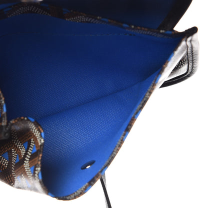 Goyard Goyardine Saint Louis Claire Voie GM Black Blue 7 of 10