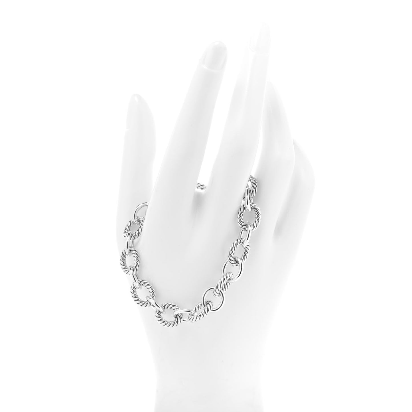 Sterling Silver 10mm Medium Oval Link Bracelet