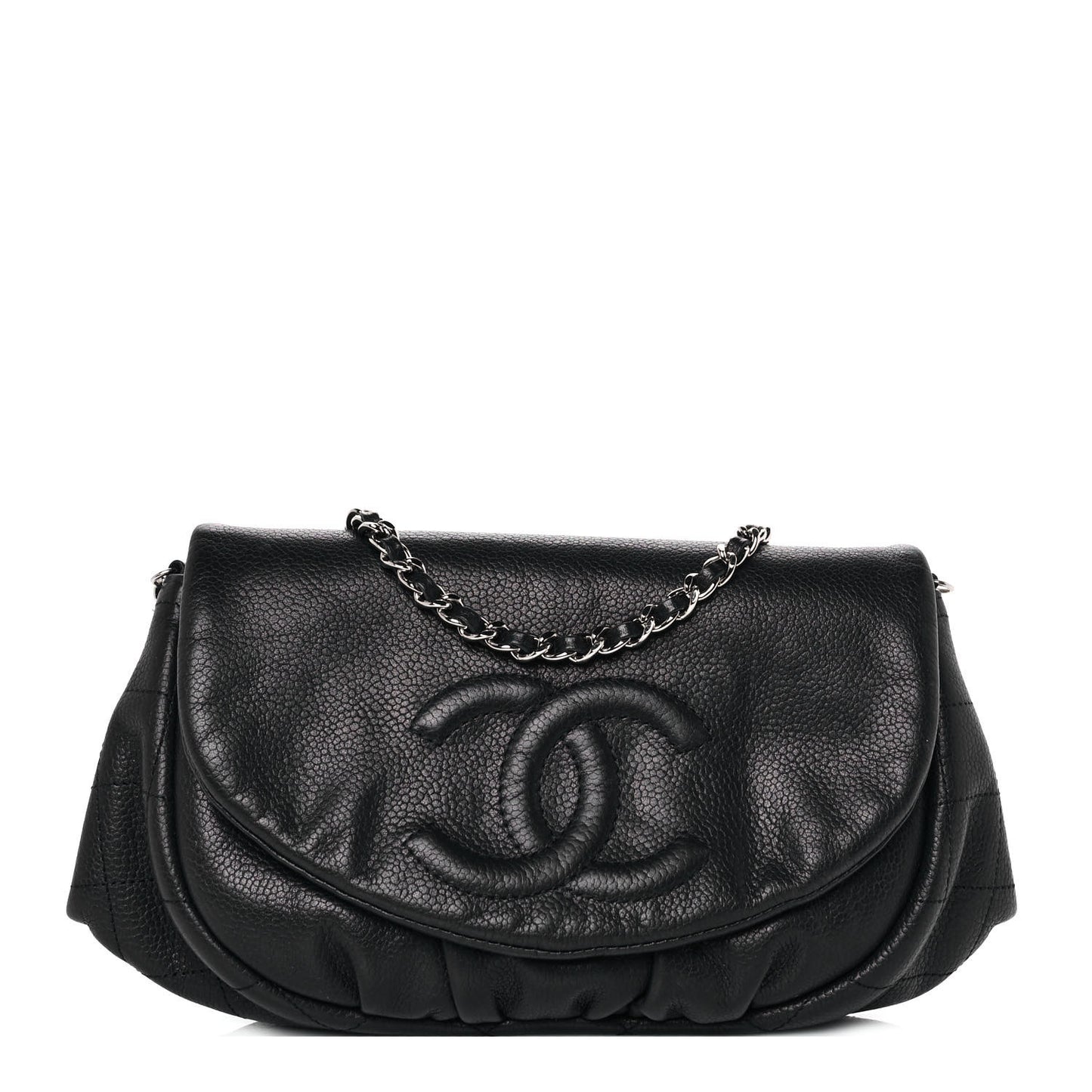 Caviar Half Moon Wallet On Chain WOC Black