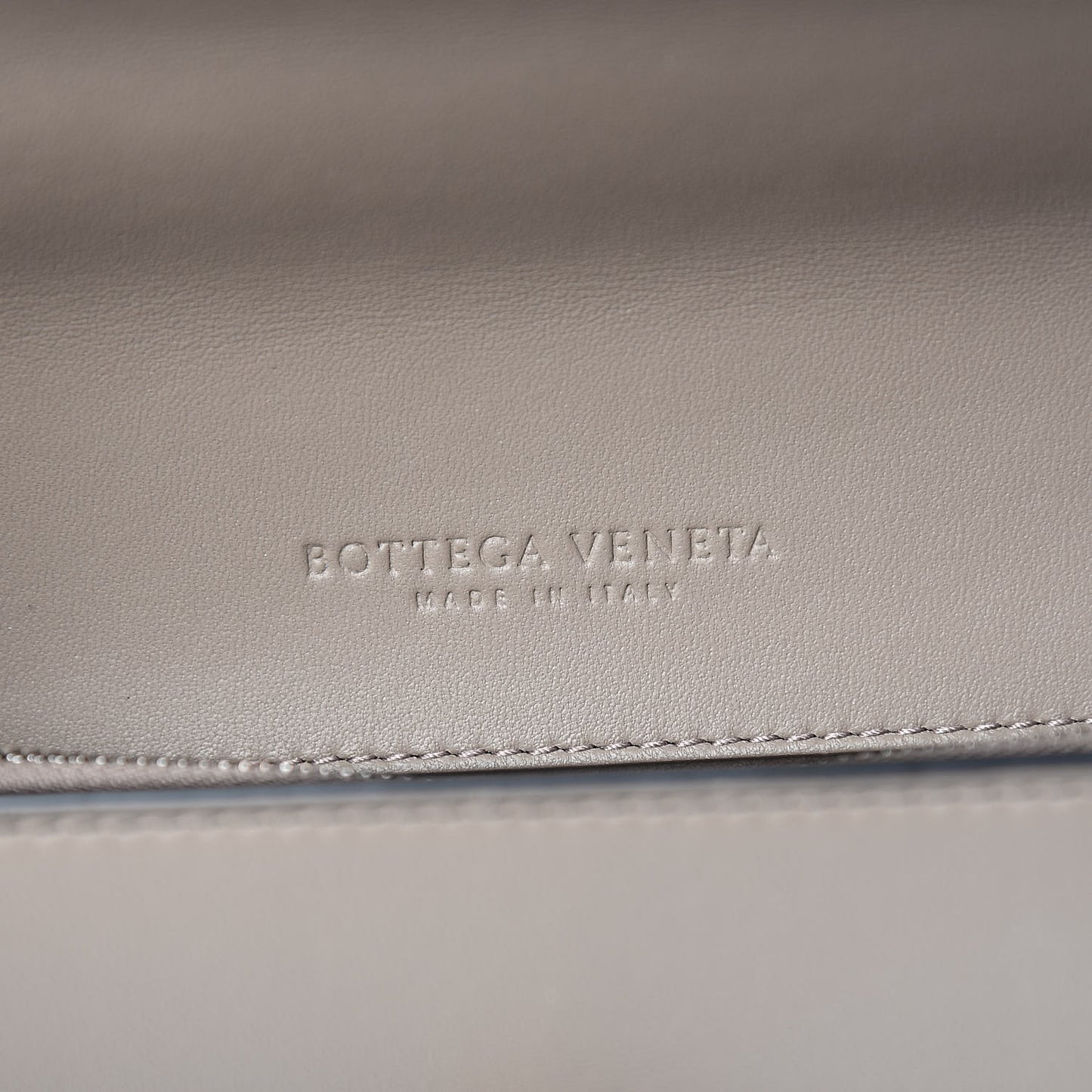 Nappa Ayers Intrecciato Club Stitch Knot Clutch Chamomile