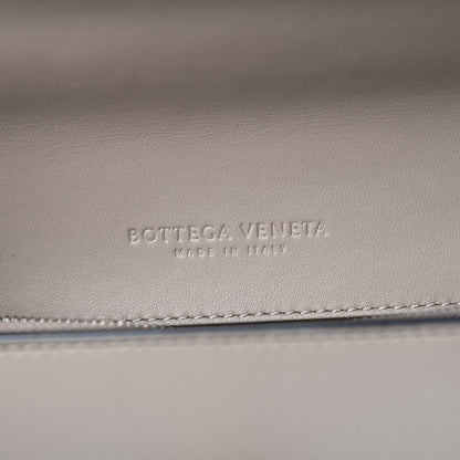 Bottega Veneta Nappa Ayers Intrecciato Club Stitch Knot Clutch Chamomile 6 of 9