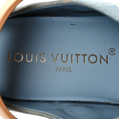 Louis Vuitton Monogram Washed Denim Aspen Platform Clog Mules 36 Blue 9 of 13