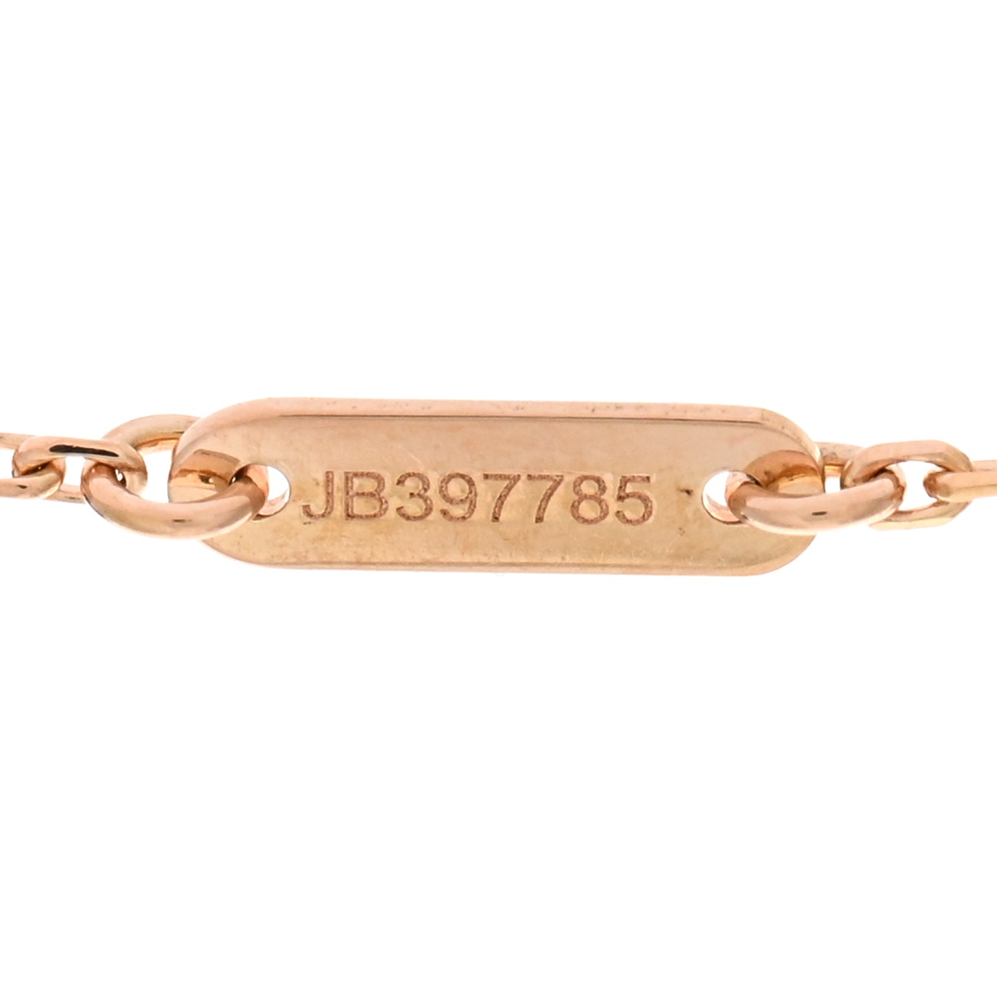18K Rose Gold Carnelian Sweet Alhambra Heart Pendant Necklace