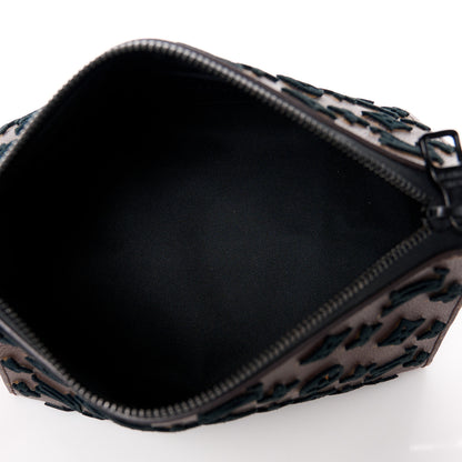 Louis Vuitton Monogram Tuffetage Triangle Messenger Black 5 of 10