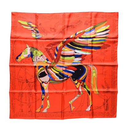 Hermes Silk Le Pegase D'Scarf 90 1 of 4