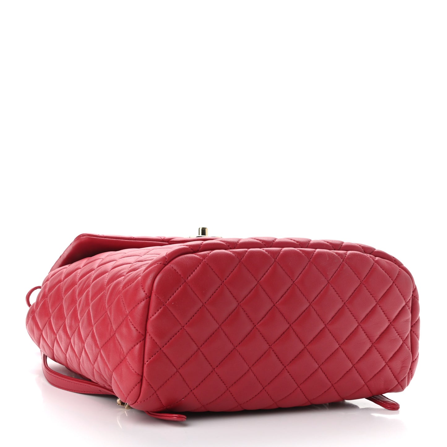 Lambskin Quilted Large Urban Spirit Backpack Dark Pink