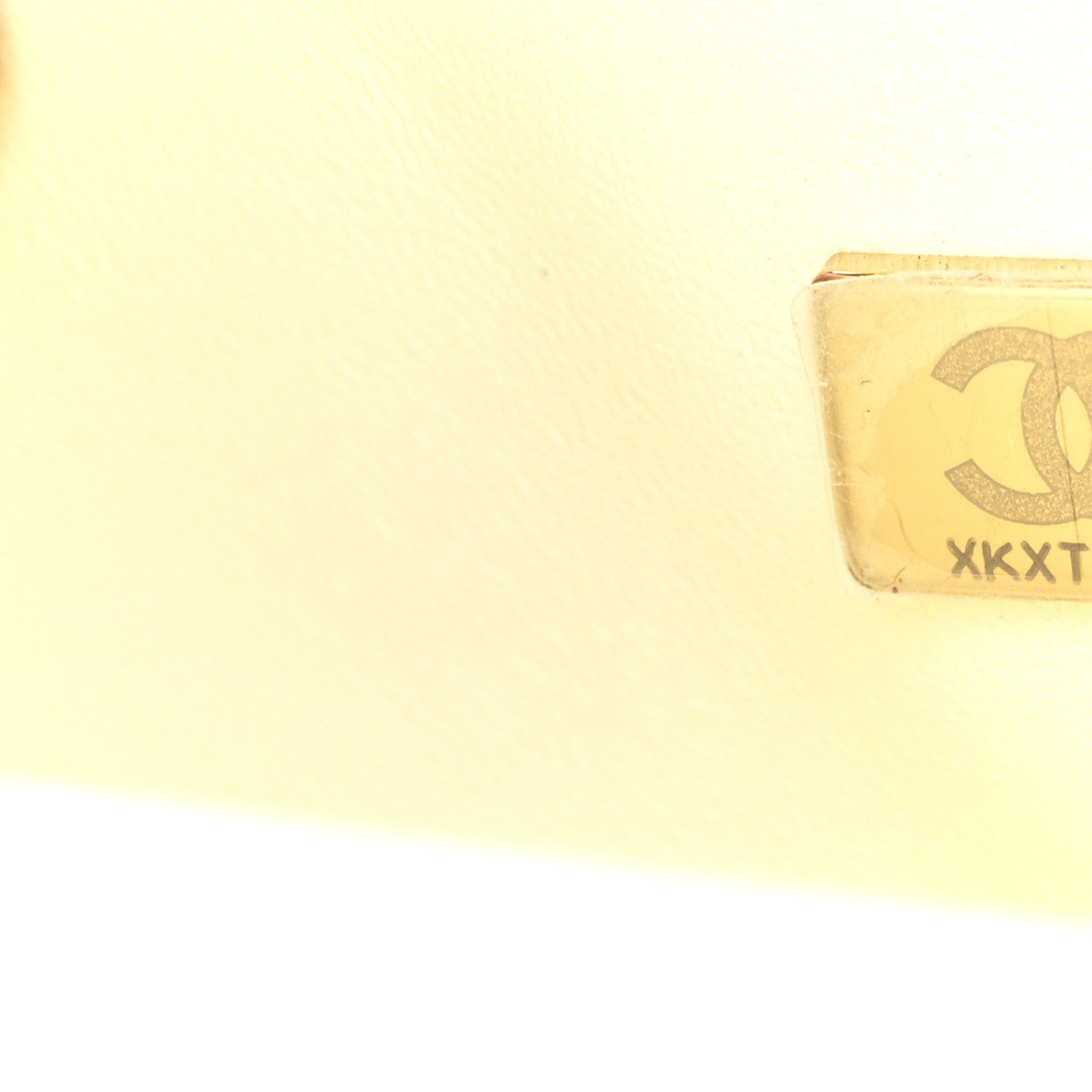 Chanel Caviar Quilted Small Double Flap Light Yellow 7 of 10