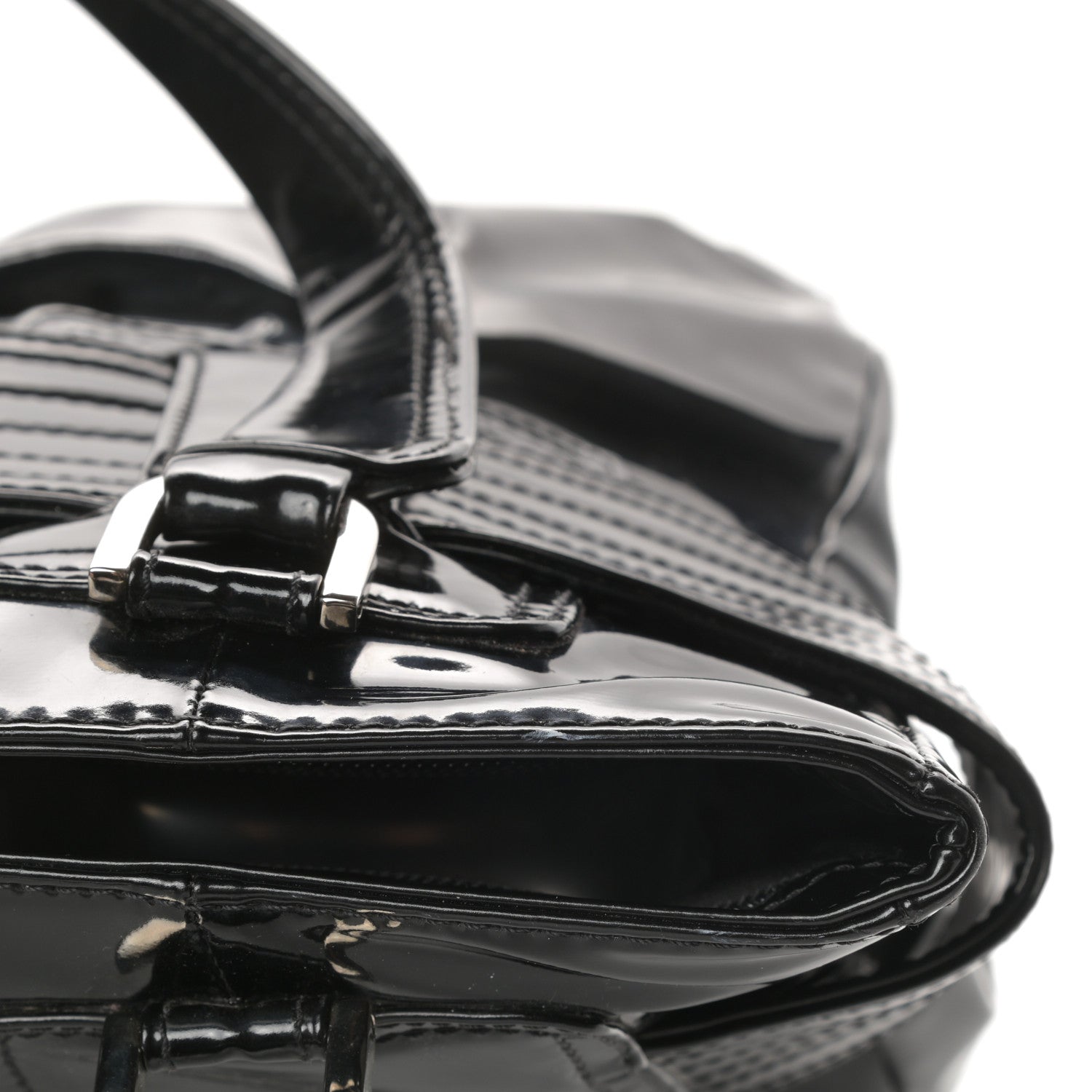 Versace Patent Medusa Tote Black 10 of 12