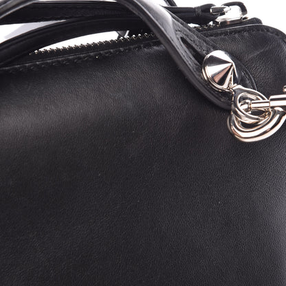 Fendi Shiny Nappa Crystal Croc Tail Mini By The Way Boston Bag Black Smoky Quartz 10 of 12