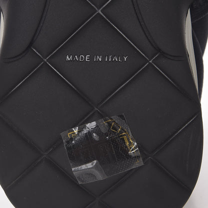 Chanel Stretch Fabric CC Sneakers 37 Black 6 of 8