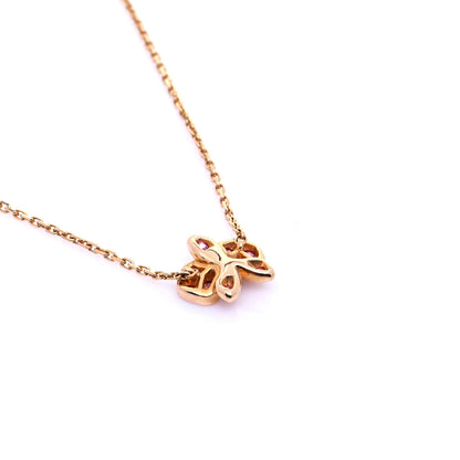 Cartier 18K Pink Gold Pink Sapphire Diamond Caresse D'Orchidees Par Cartier Necklace 6 of 6