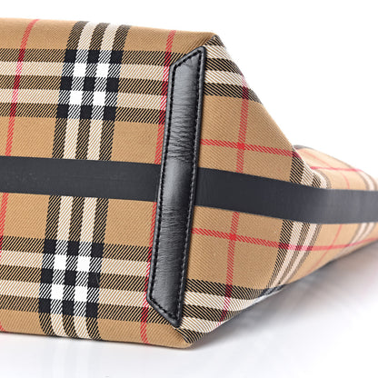 Burberry Vintage Check Medium The Giant Reversible Tote Antique Yellow Bright Red 12 of 12