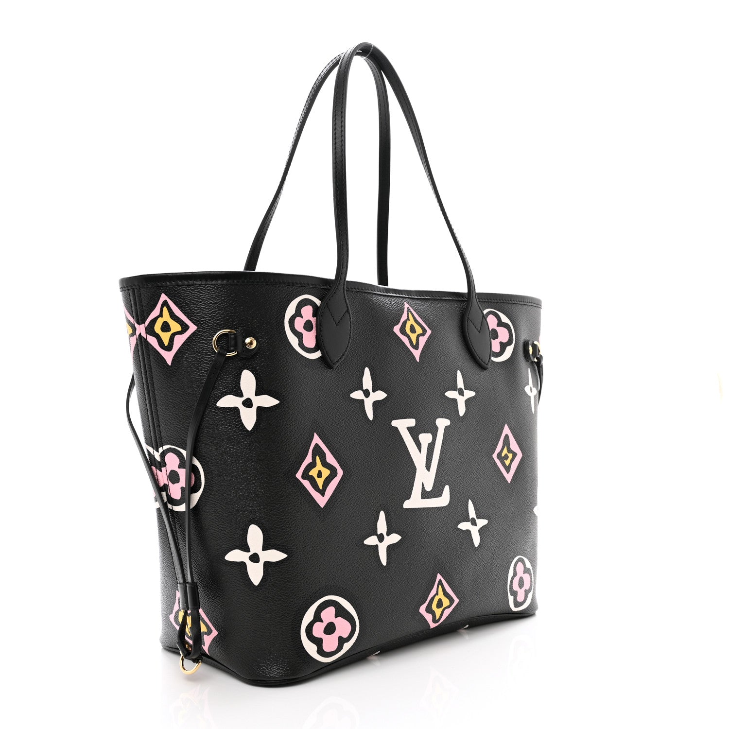 Louis Vuitton Monogram Giant Wild at Heart Neverfull MM Black 4 of 9