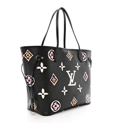 Louis Vuitton Monogram Giant Wild at Heart Neverfull MM Black 4 of 9