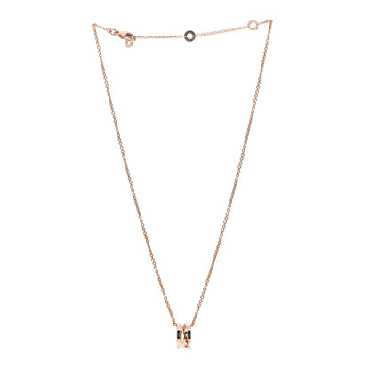 Bulgari 18K Rose Gold B.Zero1 Open Legends Pendant Necklace 3 of 8