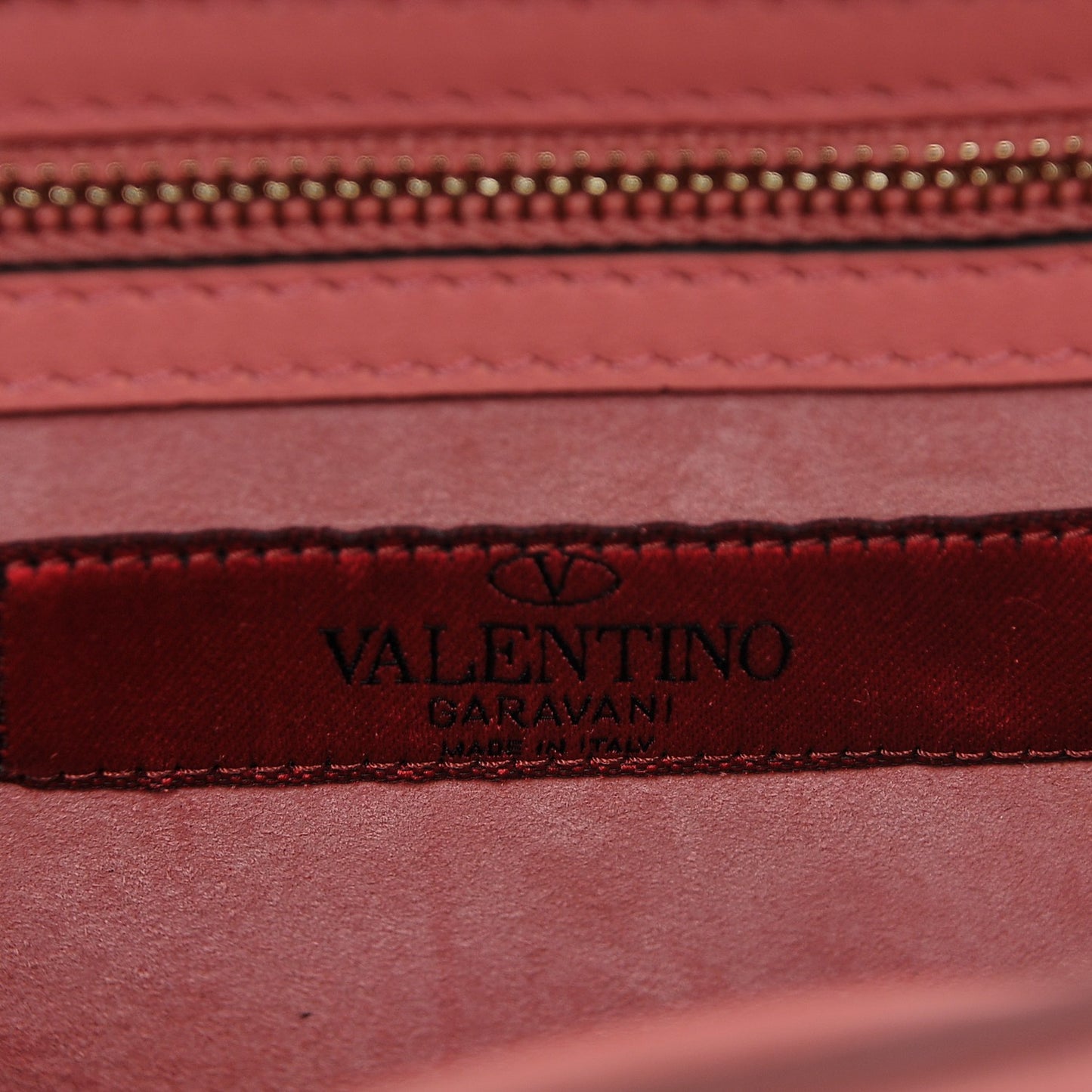 Vitello Embroidered Small Glam Lock Rockstud Flap Paradise Rose