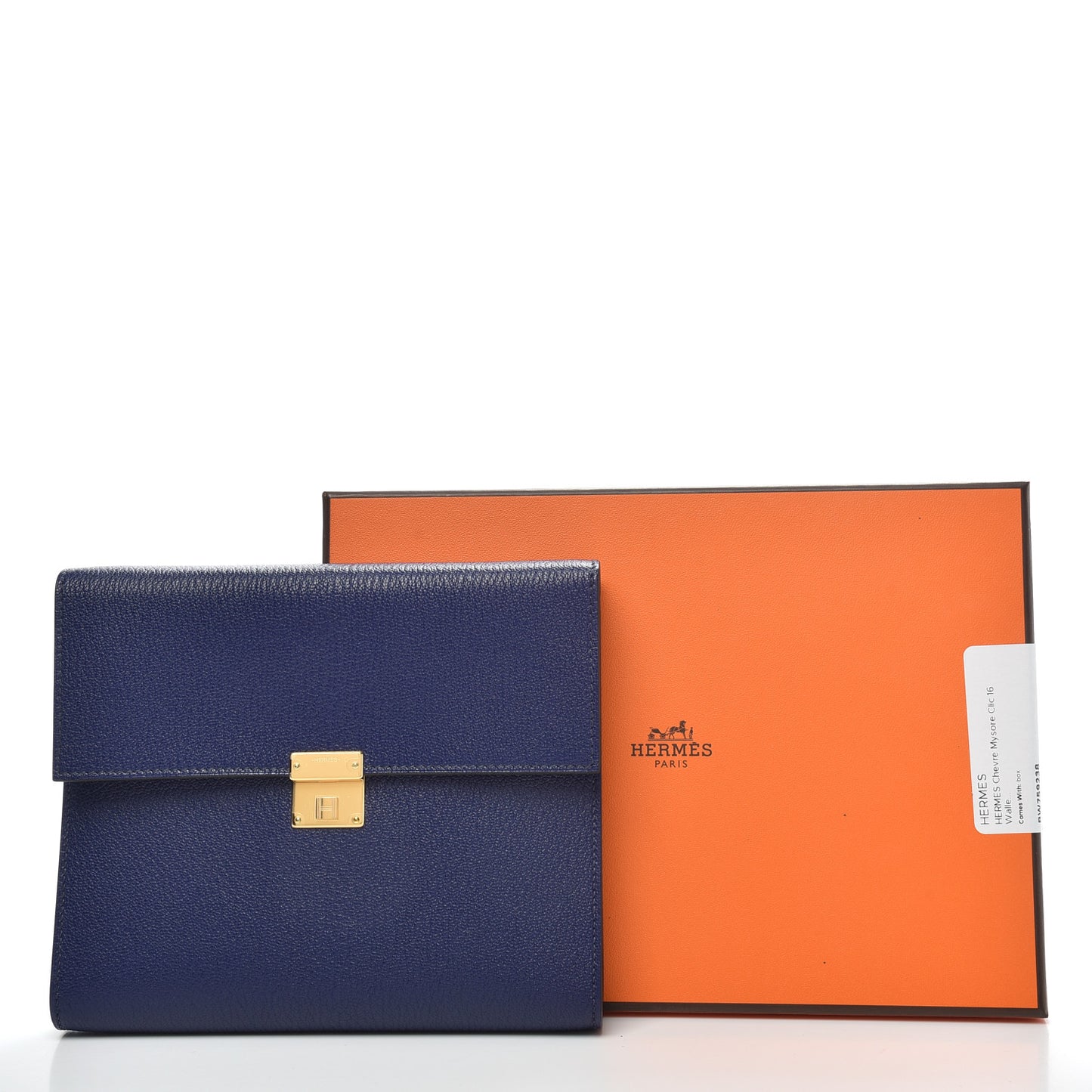 Chevre Mysore Clic 16 Wallet Blue Encre