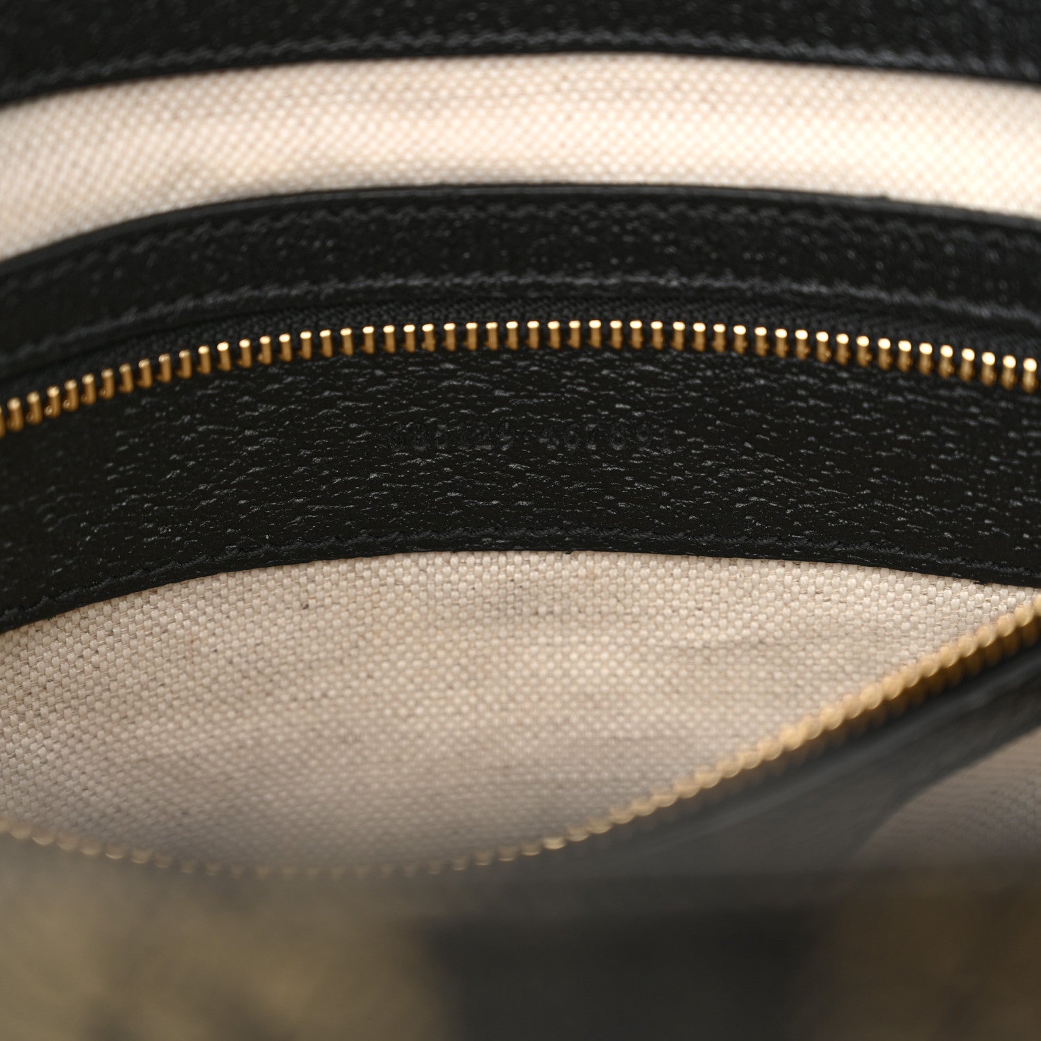 Gucci Jacquard Black Denim GG Monogram Textured Dollar Calfskin Medium Jackie 1961 Tote Black Ivory 7 of 11