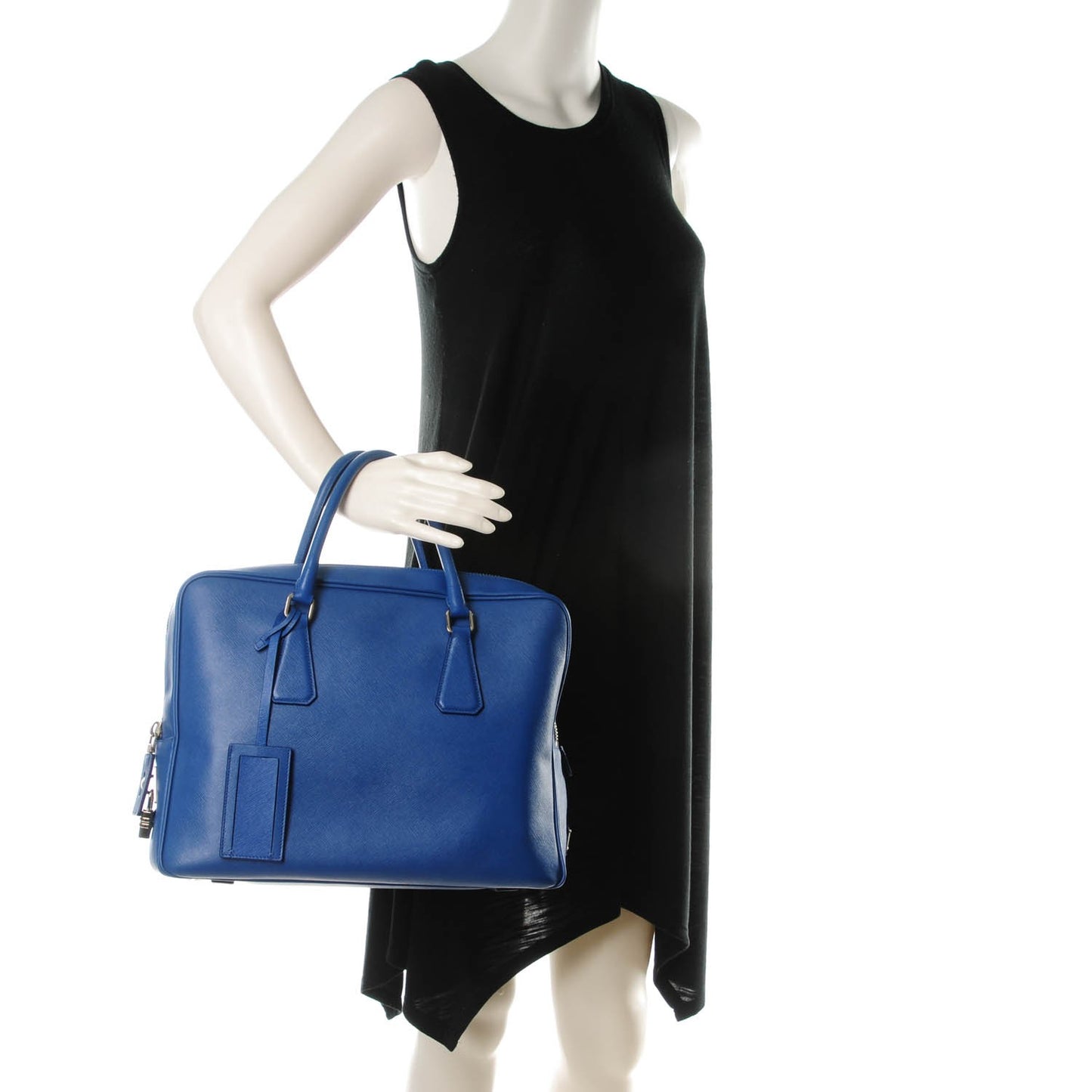 Saffiano Briefcase Cobalto