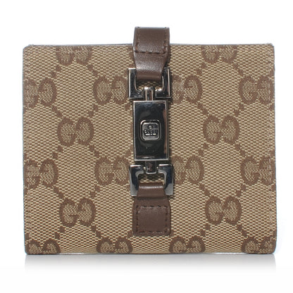 Gucci Monogram Compact Bardot Wallet 1 of 7