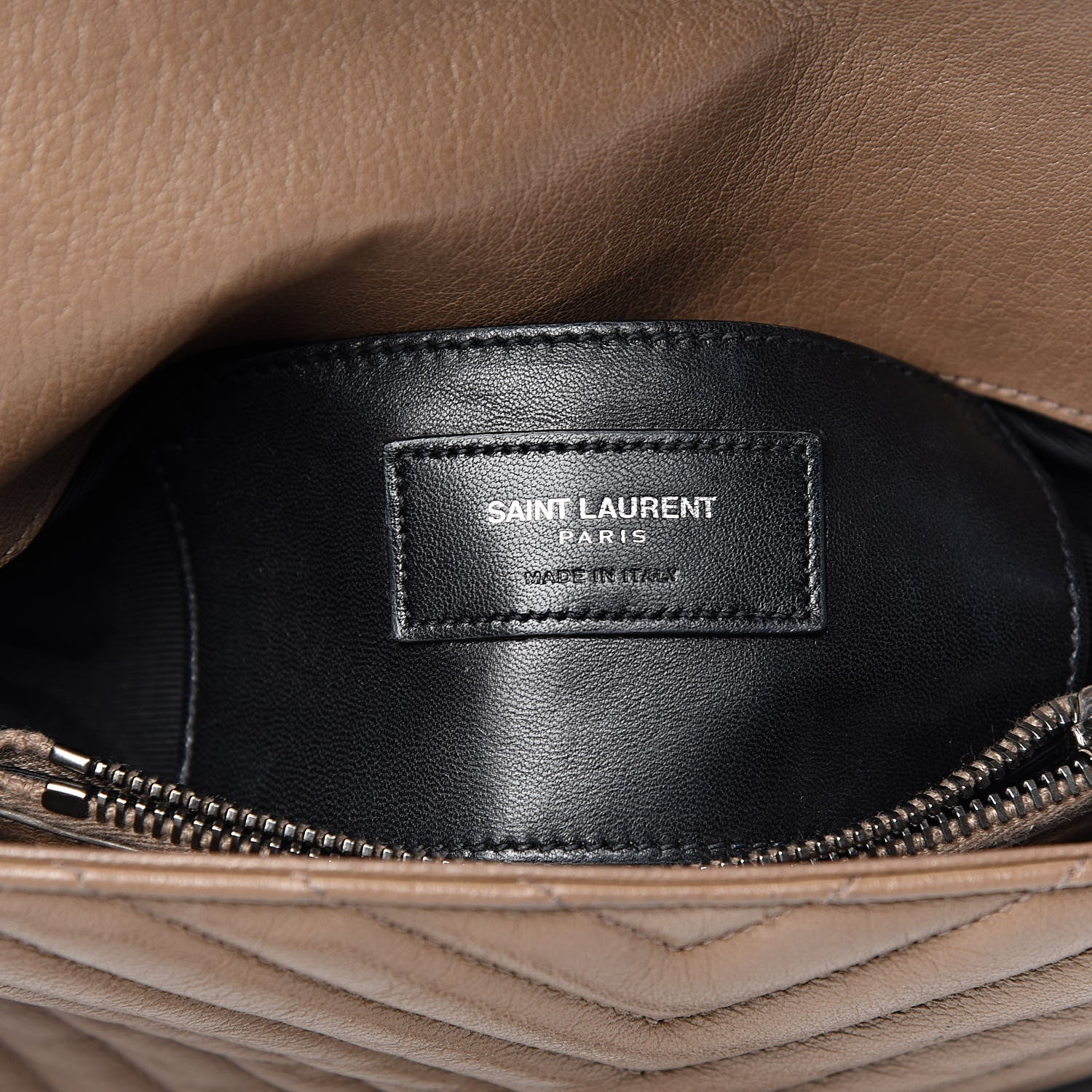 Saint Laurent Sheepskin Matelasse Chevron Monogram Medium College Bag Fard 8 of 12