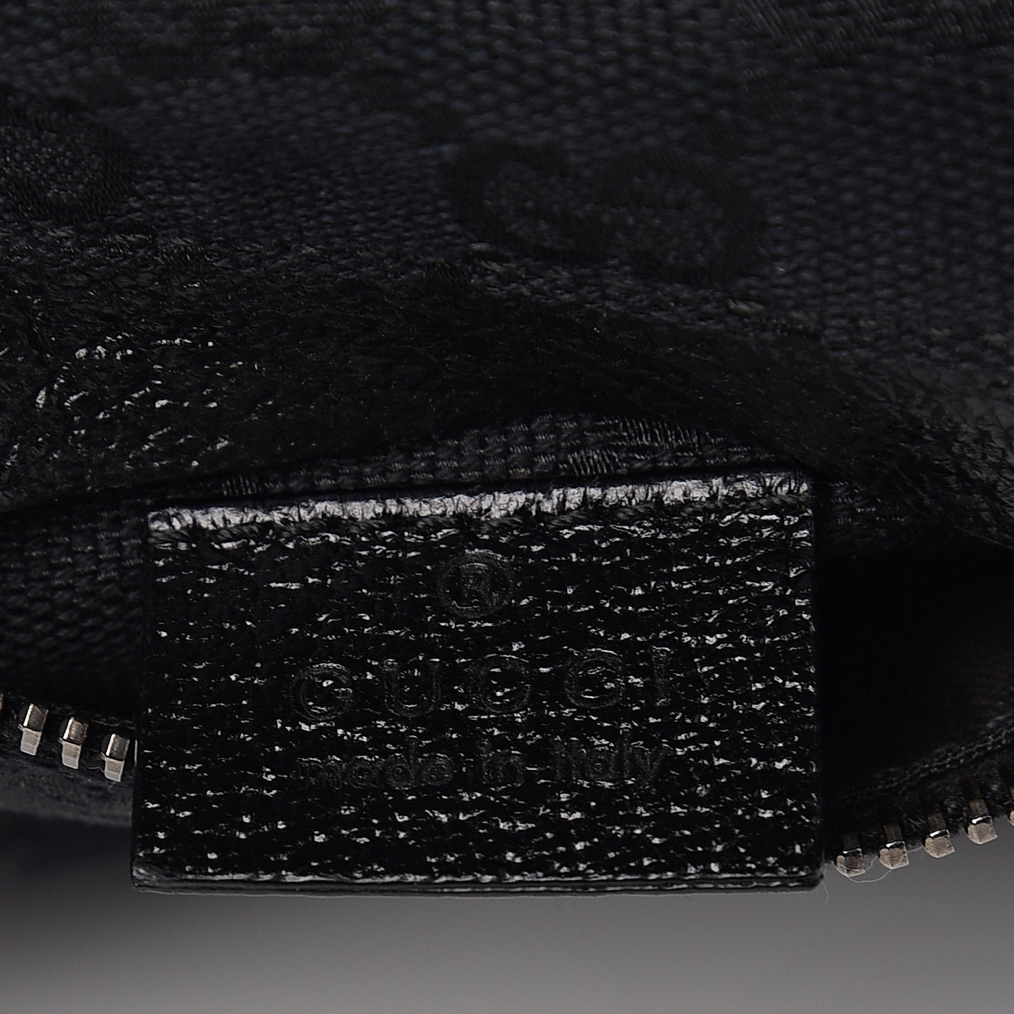 GG Monogram Double Pocket Belt Bag Black