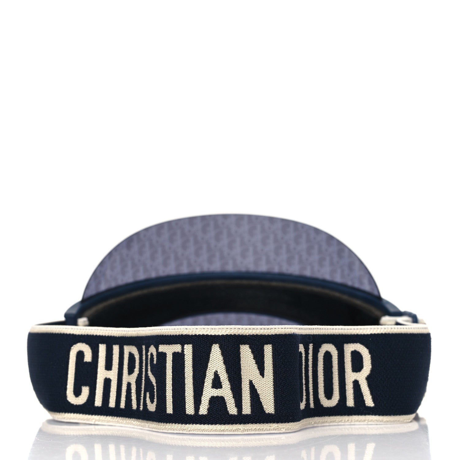 Christian Dior Oblique DiorClub V1U Sun Visor Blue 5 of 6