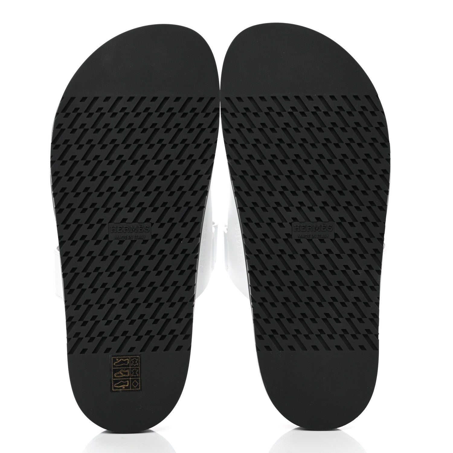 Hermes Calfskin Womens Chypre Sandals 39.5 White 5 of 9