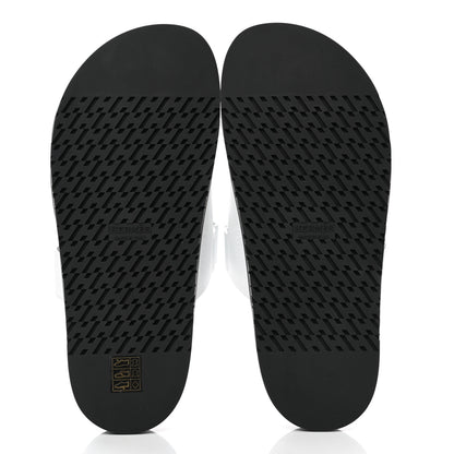 Hermes Calfskin Womens Chypre Sandals 39.5 White 5 of 9