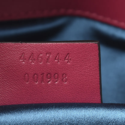 Gucci Velvet Matelasse Mini GG Marmont Shoulder Bag Light Raspberry Rose 6 of 12