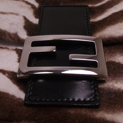 Fendi Calf Hair Zebra Print Baguette Handbag Bag 11 of 14
