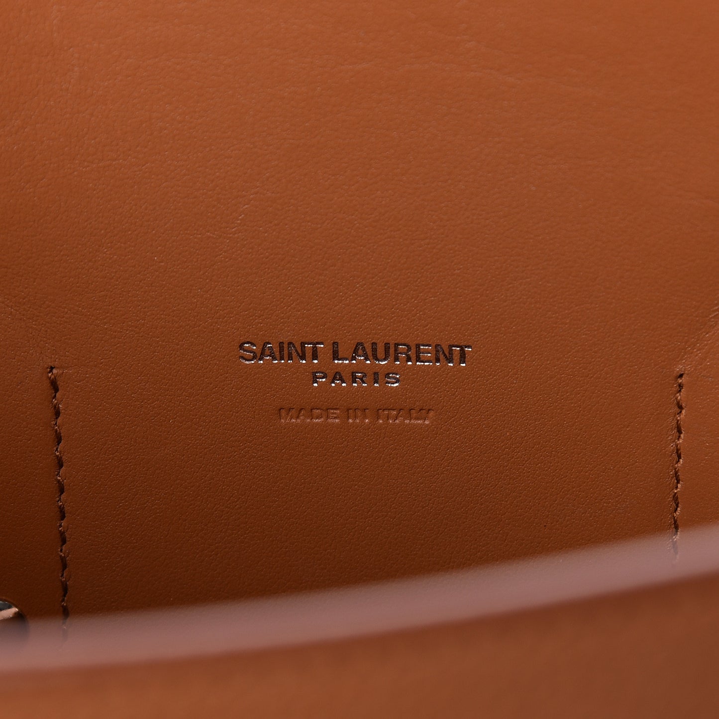 Grained Calfskin Small Sac De Jour Saddle Brown