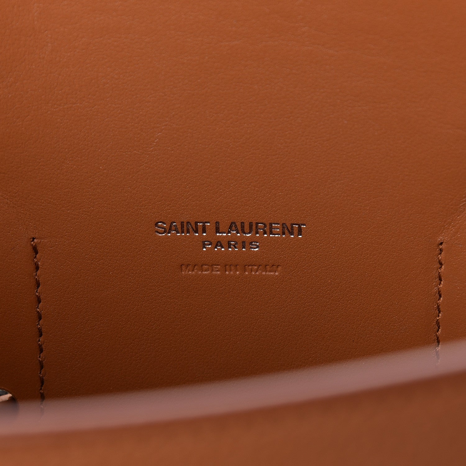 Saint Laurent Grained Calfskin Small Sac De Jour Saddle Brown 6 of 10