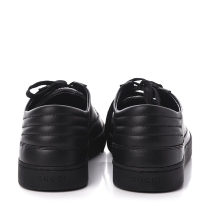 Gucci GG Supreme Monogram Mens Low Top Sneakers 9.5 Black 4 of 10