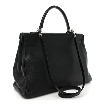 Hermes Taurillon Clemence Kelly Retourne 35 Black 3 of 16