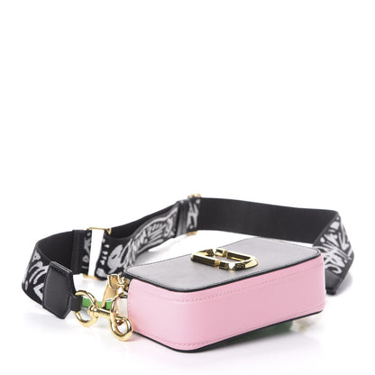 Marc Jacobs Saffiano Small Snapshot Camera Bag Black Multicolor 4 of 9