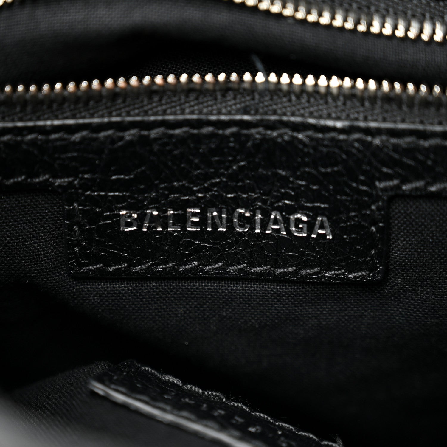Balenciaga Agneau Arena Le Cagole Bucket Bag XS Black 7 of 10