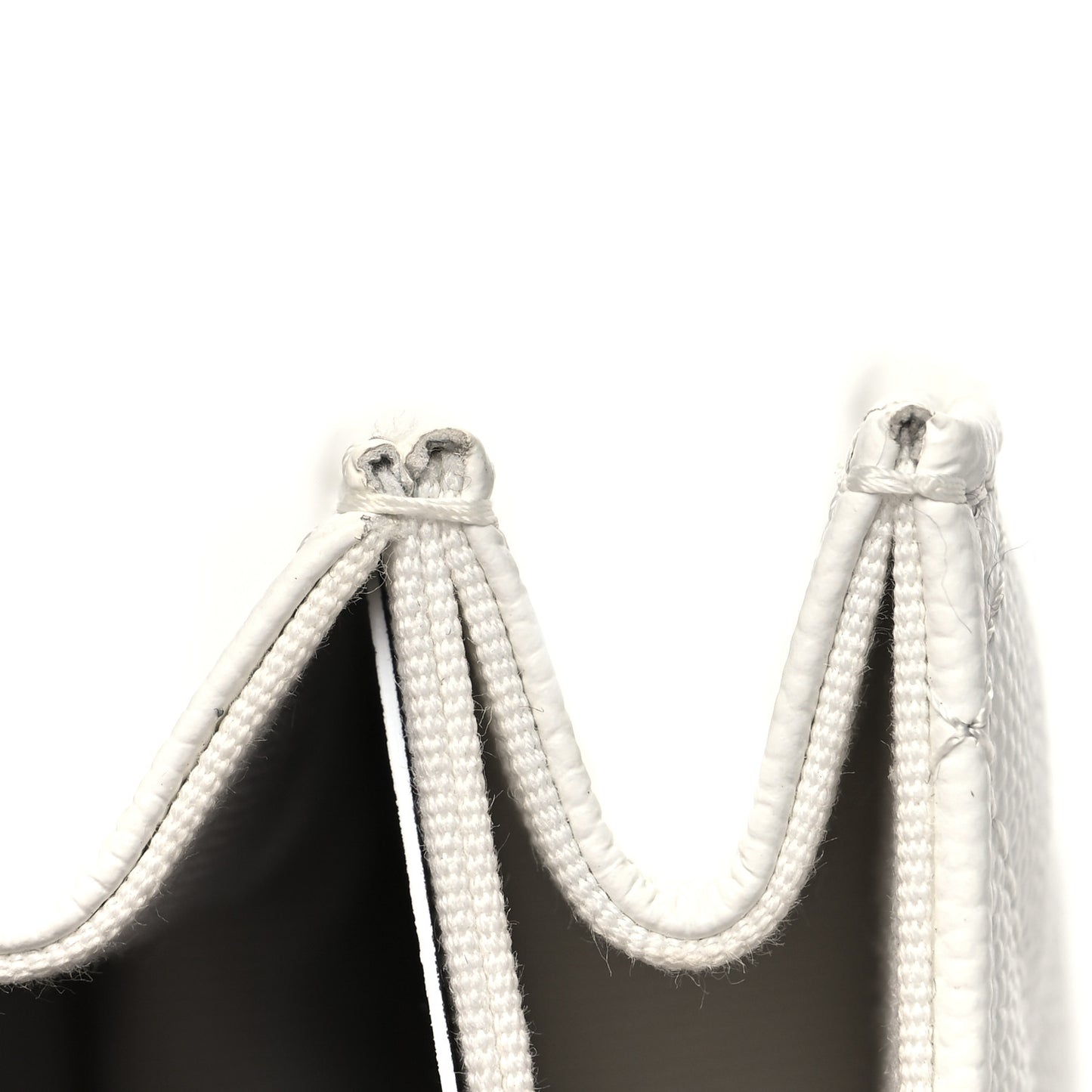 Caviar Quilted Enamel Coco Clutch With Chain White