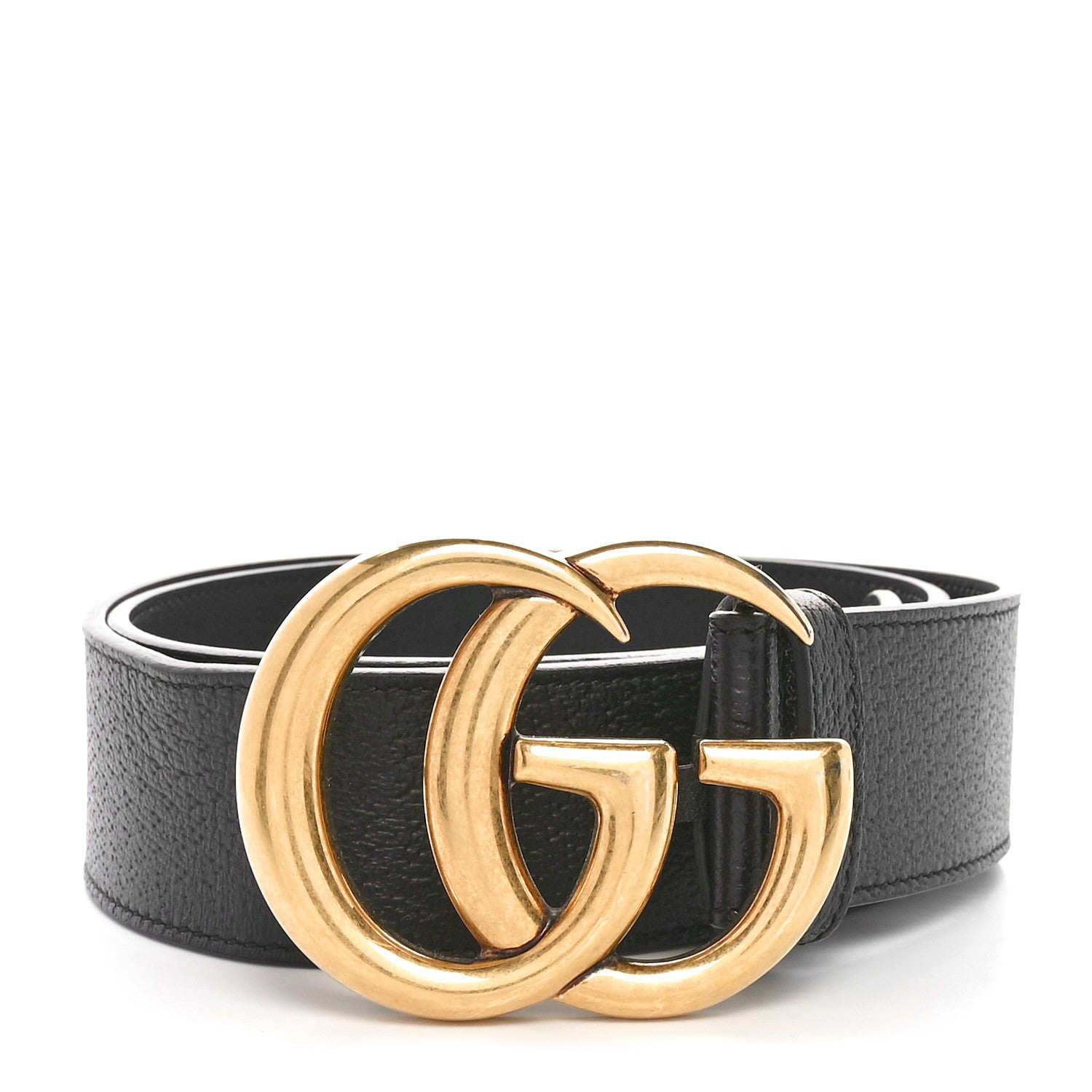 Gucci Calfskin Double G 40mm Belt 85 34 Black 1 of 4
