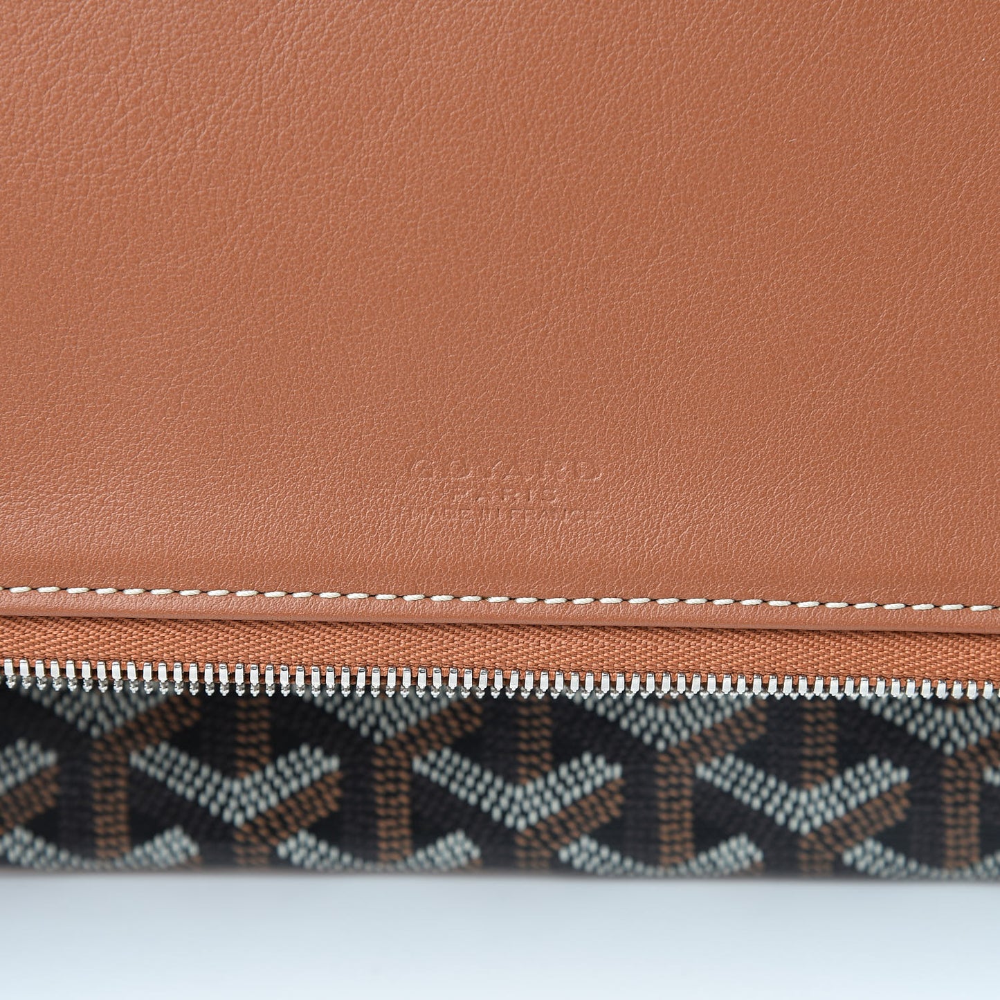 Goyardine Sainte Marie Soft Clutch Black Gold