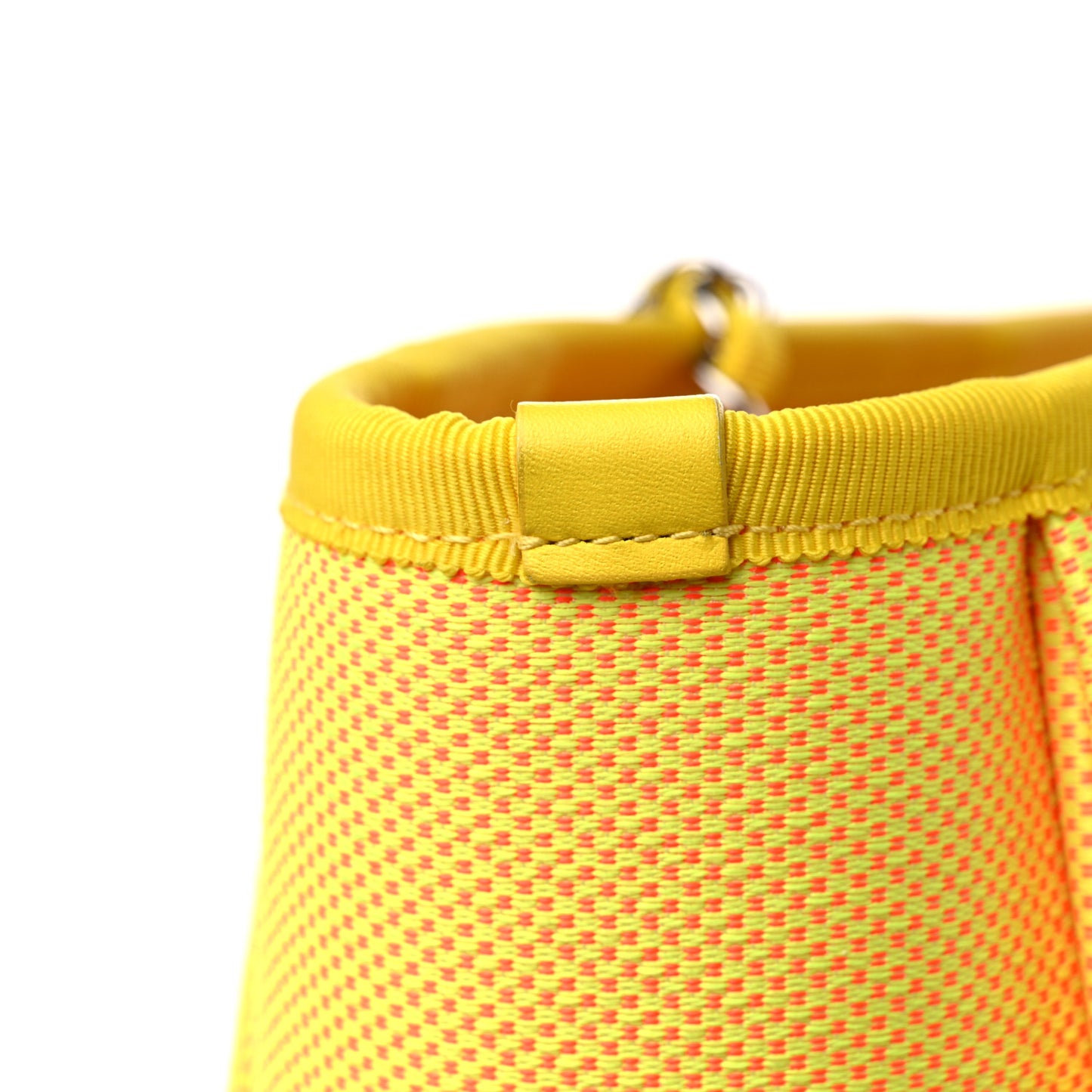 Mixed Fibers Small Deauville Tote Yellow Orange