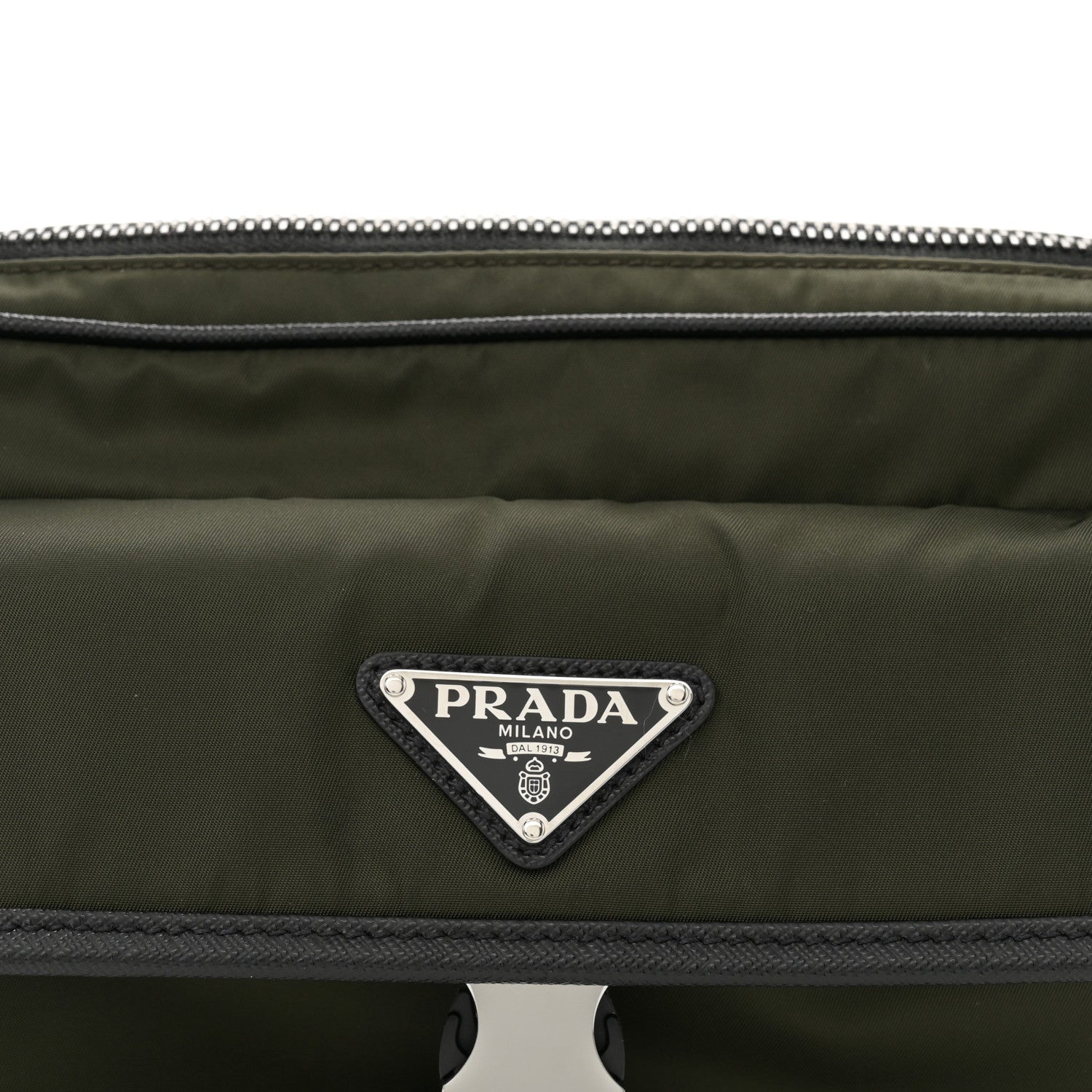 Prada Re-Nylon Saffiano Shoulder Bag Tundra 8 of 11
