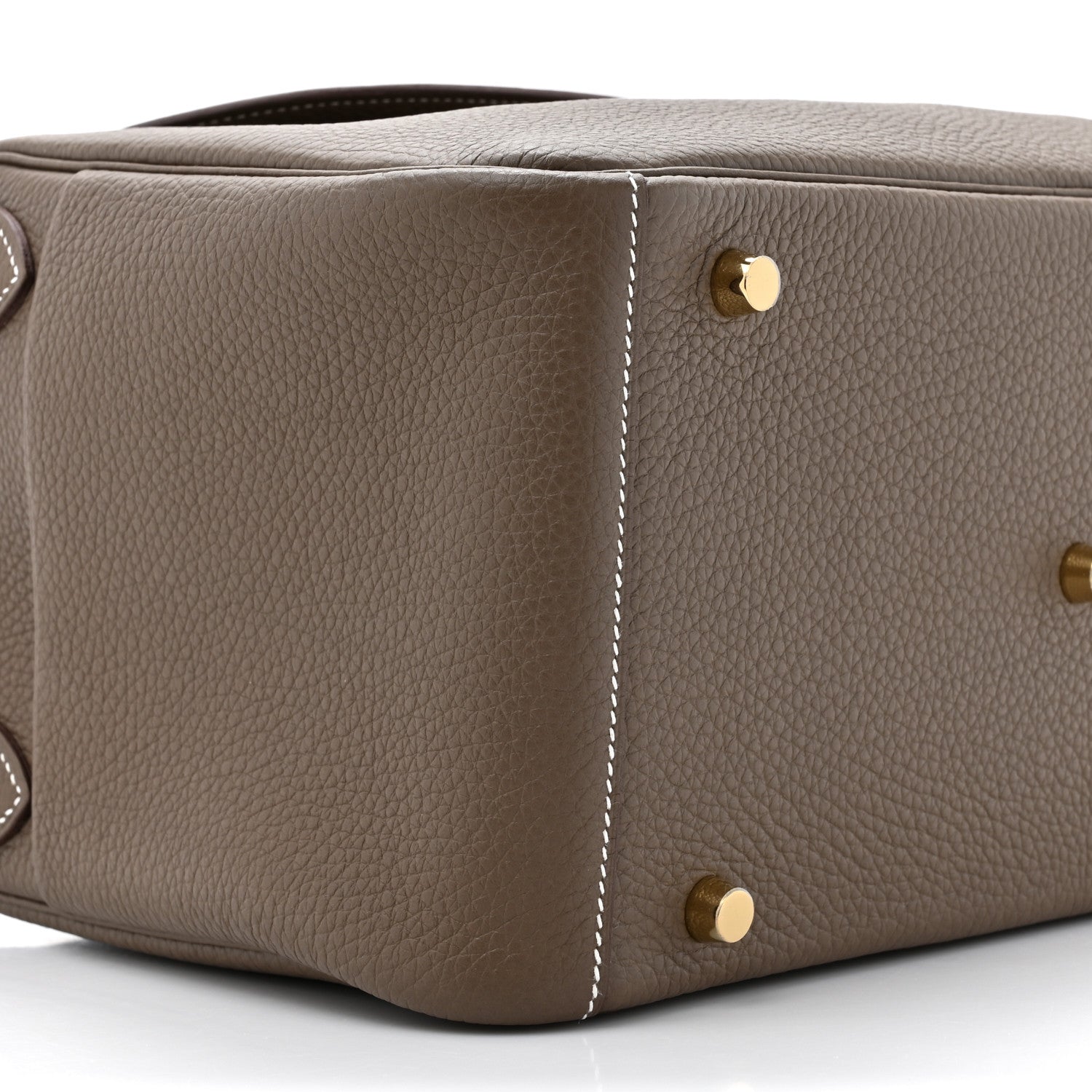 Hermes Taurillon Clemence Lindy 30 Etoupe 9 of 10