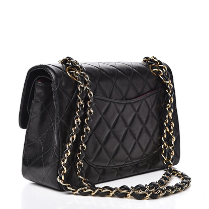 Chanel Lambskin Quilted Small Double Flap Black 2 of 16