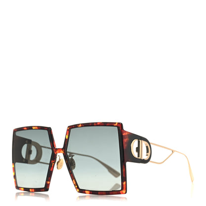 Christian Dior Square 30 Montaigne Sunglasses Tortoise 1 of 8