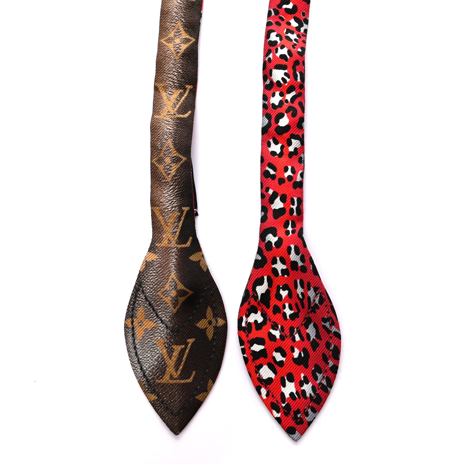 Louis Vuitton Silk Monogram Vuittamins Bandeau 3D Marron 3 of 3