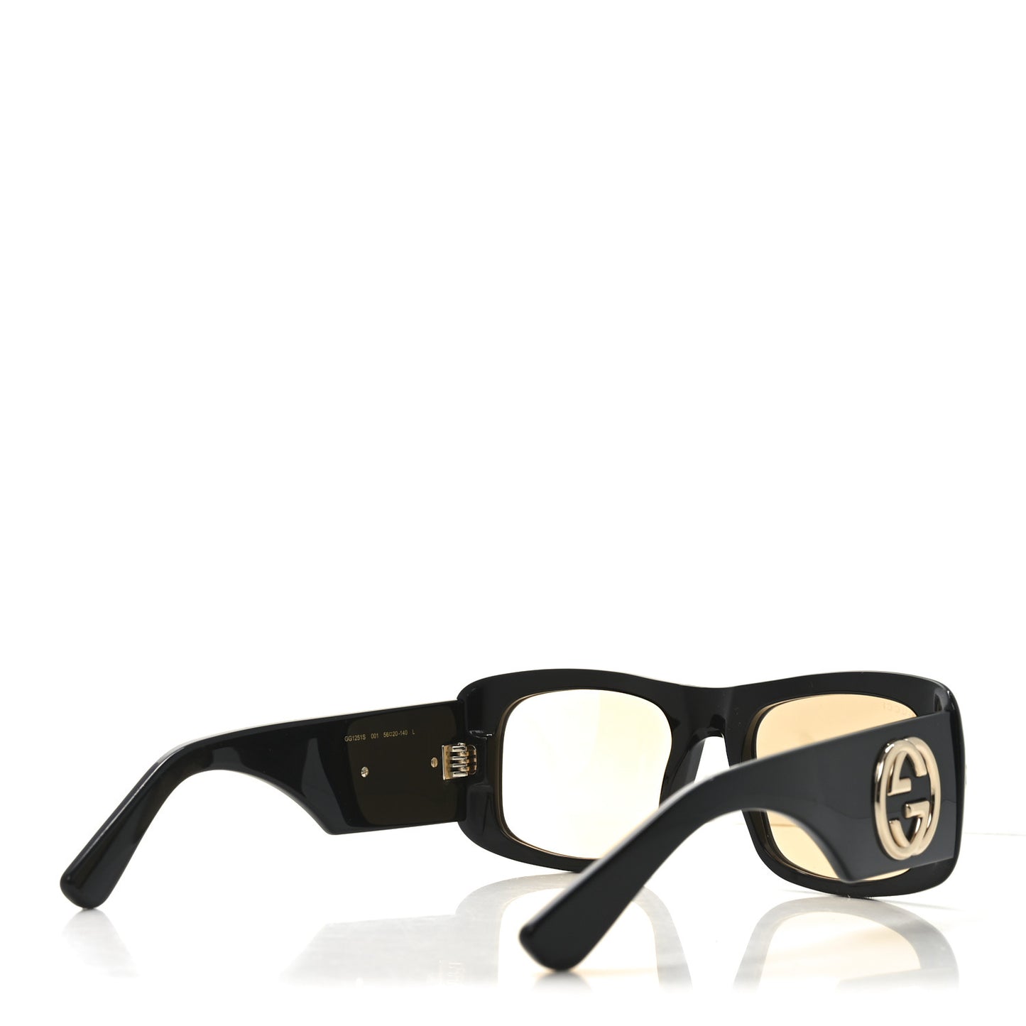 Acetate Square GG1251S Sunglasses Black